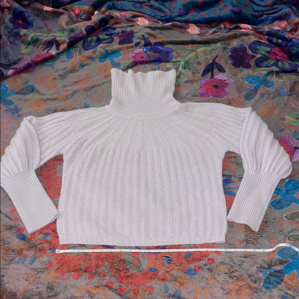 Jonathan Simkhai EUC Lavender Mockneck Alpaca/Wool/Nylon Sweater Size Small